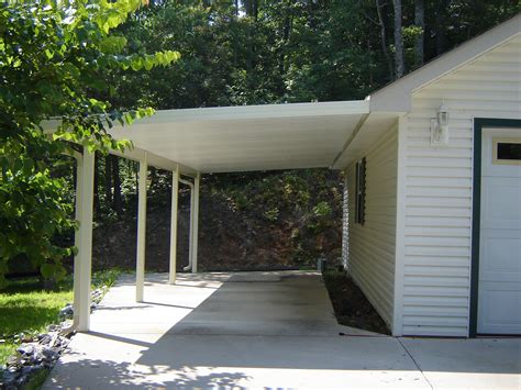 metal carport house conversion|adding carport to existing garage.